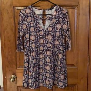 NWOT Three Pink Hearts Dress